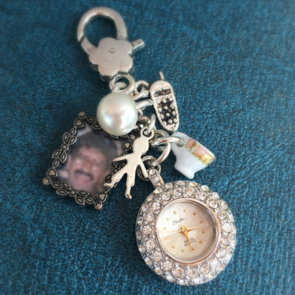 Congrats Andreja – Bidal Bouquet charms honoring those she loves in her life