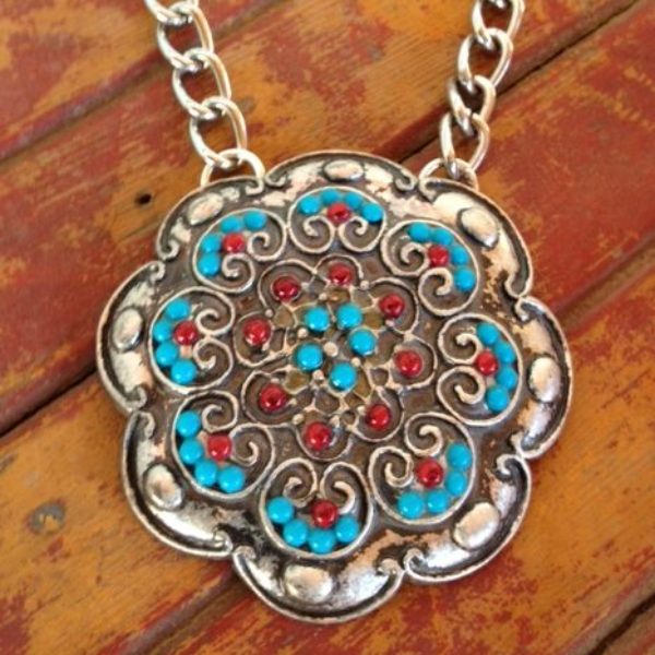 Lee picked this So Southwestern buckle necklace