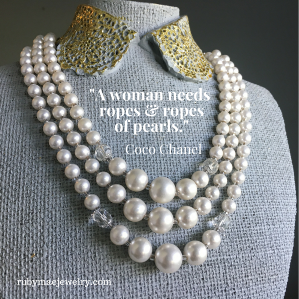 Pearls Quote by CoCo Chanel