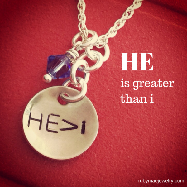 HE is greater than i