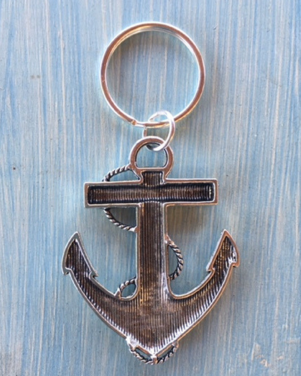 Anchor Key Ring ⋆ Ruby Mae Jewelry