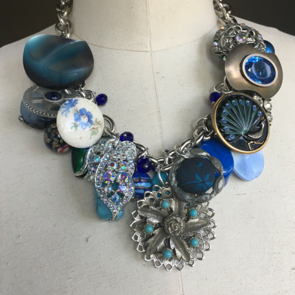 Blue Bayou Bib Necklace