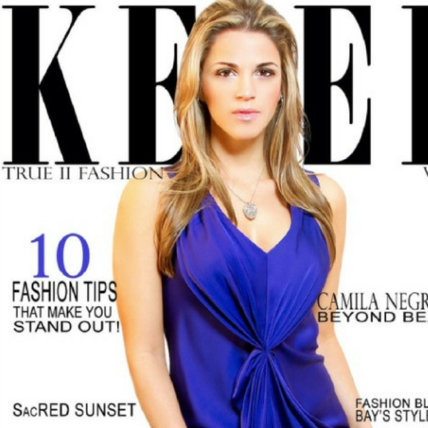 Ruby Mae Necklce on the cover of KEEL Magazine