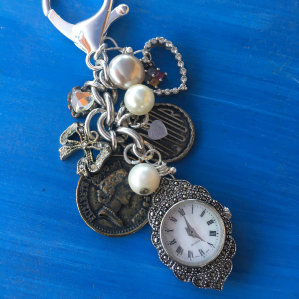 Rickey Loves Tori. This gift from Beth holds the watch & charms from Tori’s mom Barbs’ jewelry box.