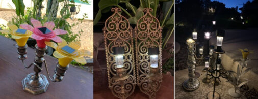 DIY Candelabra Solar Lighting For Your Backyard