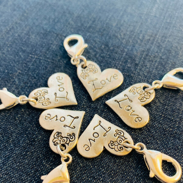 LOVE Heart Charms